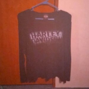 🔥Harley Davidson thermal shirt XL. Men's.🔥Black,white